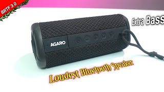 Loudest Bluetooth Speaker I have Tested AGARO Reloaded  BRTF 30 [upl. by Ainedrag]