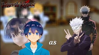 🇬🇧🇺🇸🇧🇷🇷🇺 JJK  Shikimoris not just a cutie react to Izumi as Satoru Gojo  gacha react [upl. by Dayna140]