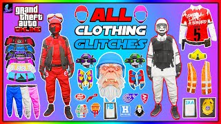 ALL WORKING GTA 5 CLOTHING GLITCHES IN 1 VIDEO BEST CLOTHING GLITCHES IN GTA 5 ONLINE AFTER PATCH [upl. by Anyela635]