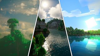 ✨10 SHADERS leve que RODAM em qualquer PC para MINECRAFT  120 → 112 [upl. by Ynobe]