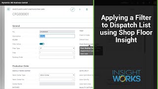 Applying a Filter to Dispatch List [upl. by Rambow152]