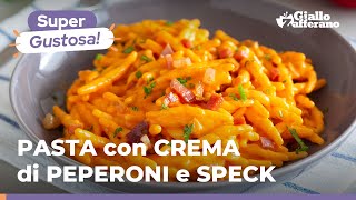 PASTA ALLA CREMA DI ZUCCA SPECK E NOCI ROSSE Shorts [upl. by Atika]