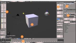 Blender Introduction Tutorial 001 The Basics [upl. by Niawat]