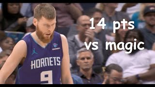 Davis Bertans 14 Pts 6 Reb Orlando Magic vs Charlotte Hornets HIGHLIGHTS [upl. by Krein]