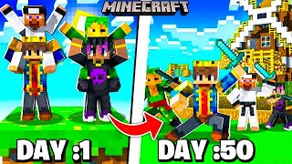 100 Days In Minecraft Oneblock With Friends 😰 Part 1 [upl. by Ahcmis130]