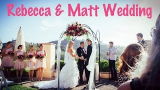 Rebecca Zamolo and Matt Yoakum Wedding Video [upl. by Laehcimaj]