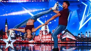 Rosie amp Adams JAWDROPPING Roller skate routine astounds Judges  Auditions  BGT 2019 [upl. by Atnaloj194]