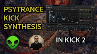 Psytrance Tutorial  Psytrance Kick Synthesis for Starters  Using Kick 2 and Mixing It [upl. by Romeu]