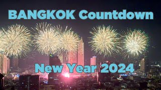 ICONSIAM  BANGKOK  Countdown 2024  New Year Fireworks [upl. by Marla587]