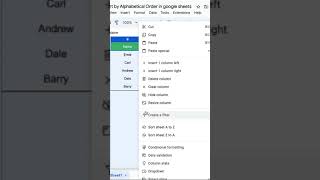 How to Sort by Alphabetical Order in Google Sheets [upl. by Buckley891]