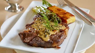 Steak Au Poivre Gratin – Bruno Albouze [upl. by Ecined531]