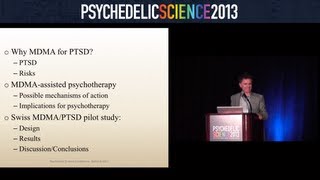 MDMAAssisted Psychotherapy for PTSD Results from the Swiss Pilot Study  Peter Oehen [upl. by Leirud]