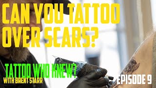 Can You Tattoo Over Scars What Colors Tattoo Who Knew EP09 [upl. by Anayrb]