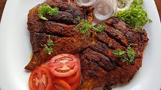 Tandoori Pomfret  Tandoori Fish without oven without grill  Tandoori Pomfret by Farahs Zaika [upl. by Lahsram]