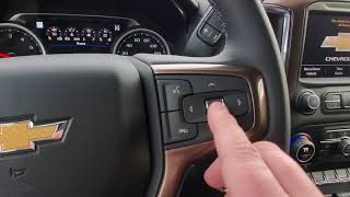 2021 Chevrolet Silverado High Country Steering Wheel Controls and Driver Information Center [upl. by Sirahc761]