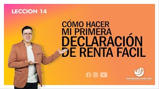 como HACER una DECLARACION de RENTA FACIL [upl. by Latt]