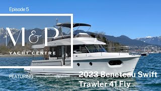 IN STOCK  2023 Beneteau Swift Trawler 41 Fly [upl. by Anilehcim]