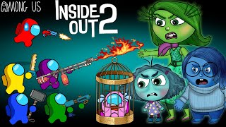 Among Us VS Inside Out 2 2  Among Us Animation Zombie [upl. by Emiolhs]