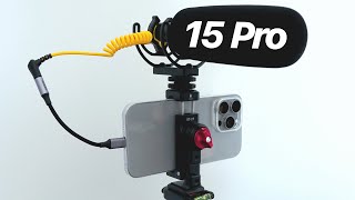 How to Turn Your iPhone 15 Pro into a DSLR Vlogging Camera [upl. by Allsun]