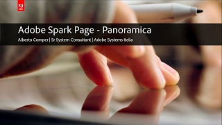 Adobe Spark Page  Panoramica [upl. by Albion]