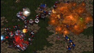 TANKS Light T vs Soulkey Z on Neo Sylphid StarCraft  Brood War REMASTERED [upl. by Maddock]