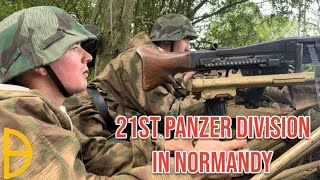 WW2 German Reenactment 21st Panzer Division In Normandy 1944 [upl. by Ludwigg386]