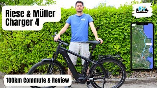 Riese and Müller Charger 4  100km Commute  Review amp Range Test [upl. by Dallas]