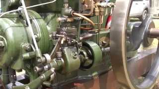 Ruston amp Hornsby 1XHR Open Crank Diesel Engine [upl. by Pantheas]