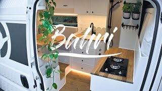 Luxury VAN TOUR with Shower 🚿 Lifting Bed 🛏️🔝Wifi 📶  Solar  OffGrid  HomeOffice  Tiny Home [upl. by Ellimak]