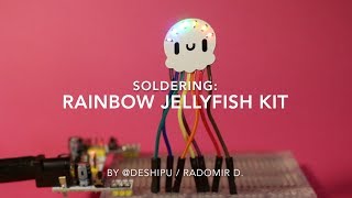 Soldering Rainbow Jellyfish Kit by Deshipu [upl. by Mulcahy]