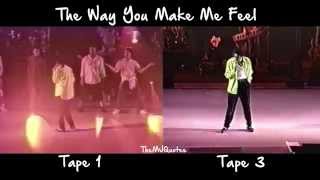 Michael Jackson  The Way You Make Me Feel Dangerous Tour Rehearsal tapes Enhanced HD [upl. by Yenmor]