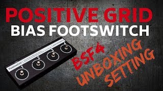 Positive Grid footswitch UNBOXING  SETTING [upl. by Beatrice]