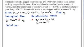 Temperature Changes and Heat Capacity Chemistry [upl. by Okimik]