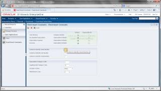 Accessing Fixed Asset Constants  JDE E1 91  Fixed Assets [upl. by Hedvige]