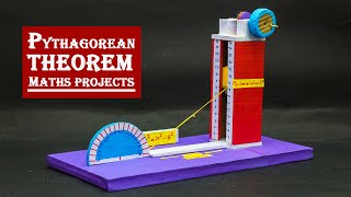 Maths Projects  Pythagorean Theorem Model [upl. by Einnob]