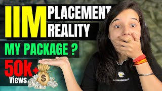 Placement Process In IIM  Revealing my Package 💰🤯  Ankusha Patil [upl. by Donnie]