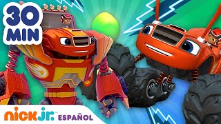 Blaze y los Monster Machines  ¡Las misiones más geniales de Blaze durante 30 minutos  Nick Jr [upl. by Yenffad538]