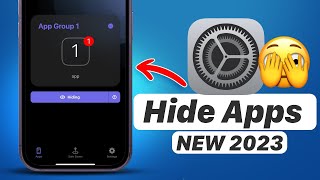 Hide Apps on iPhone  NEW 2023 [upl. by Kylander]