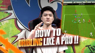 HOW TO DRIBBLE LIKE A PRO   eFootball 2024 Mobile [upl. by Edasalof461]