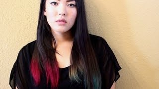 Dip Dye Hair Tutorial [upl. by Adner684]