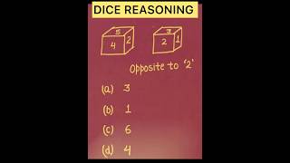 Dice reasoning questions  important dice problems  reasoning classes  Dice reasoning [upl. by Lehcim]