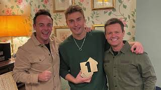 Sam Fender Surprised by Ant amp Dec for his Second Number 1 Album Seventeen Going Under [upl. by Henarat]