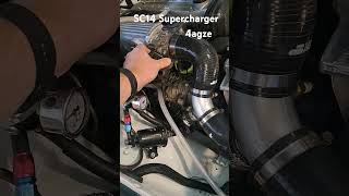 AE86  4agze  SC14 Supercharger sound [upl. by Seftton]