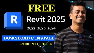 How to Download REVIT 2025 Free  Autodesk REVIT 2025 license for students [upl. by Obala]