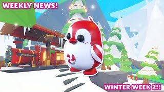 ❄️ Frostclaws Fury ☃️ 2 Winter Pets 🐧 Weekly News 🗞️ Adopt Me on Roblox [upl. by Amoritta]