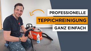 Professionelle Teppichreinigung  Ich zeig euch wie es geht [upl. by Soph437]