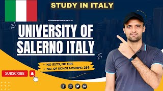 University of Salerno Italy Admission Process 202425  Complete Guide [upl. by Peedus]