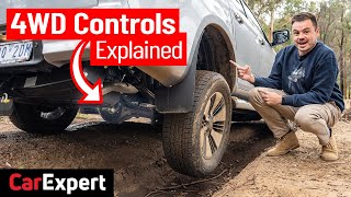 4WD modes Diff lock 2H 4H 4L amp hill descent control how toexplained [upl. by Lepine]