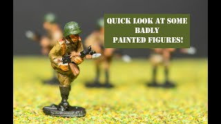 Quick look at the Elhiem 172 CWR01 Soviet Riflemen War Gaming Figures [upl. by Ellswerth]