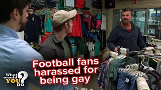 Football fans harassed for being gay  WWYD [upl. by Nahgeam915]